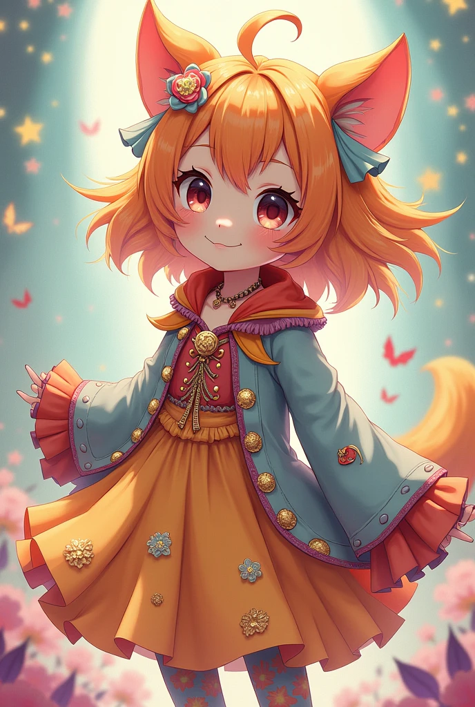 AI, please draw me an anime character that still has clothes on.