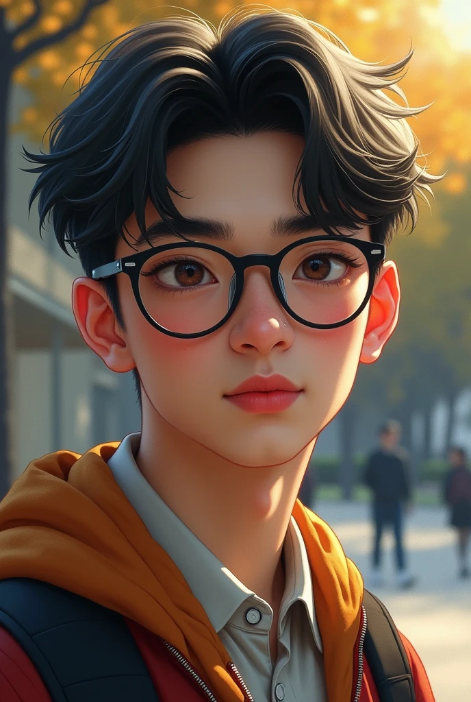 College student, matangkad, maputi,my eye glasses, heartthrob, genius, kissable lips, matangos ilong, boy