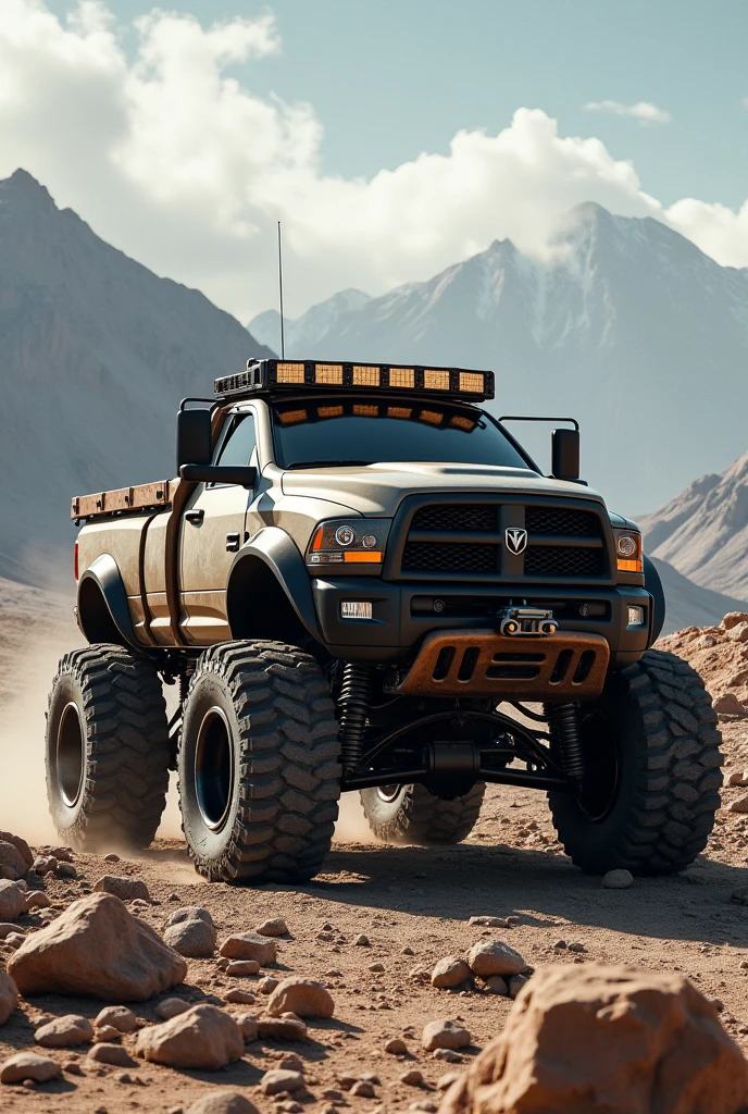 Offroad Truck realistic Portal Axel