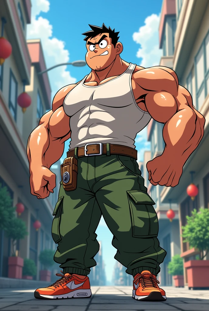 Crayon Shin-chan becomes a macho man