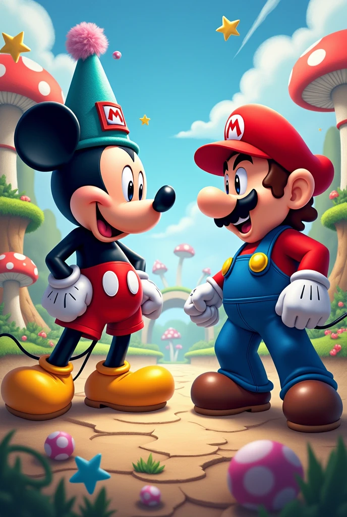 Mickey mause vs super mario broz