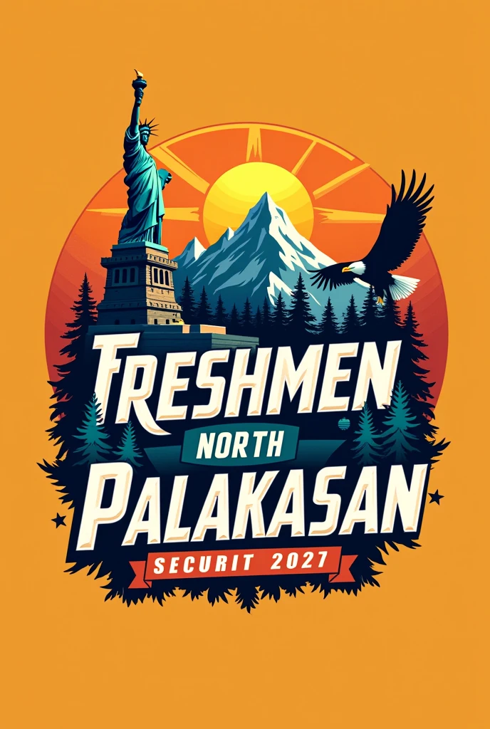 Good afternoon, everyone! I hope you are all doing well. In preparation for the annual FRESHEMEN PALAKASAN with the theme 7 CONTINENTS, we are inviting all Puerto Campus Freshmen Students to showcase their digital arts skills by joining our "EMBLEM MAKING CONTEST."

1. Interested students must create an emblem that would represent our assigned continent, which is North America. The design of the emblem must incorporate symbols, text, and designs that would showcase and highlight the said continent.

2. The participant must take into consideration that the emblem must blend or harmonize with the orange color of the shirt (which is our assigned shirt color).


