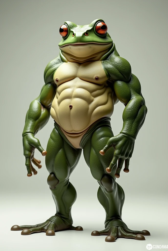 Frog with abs