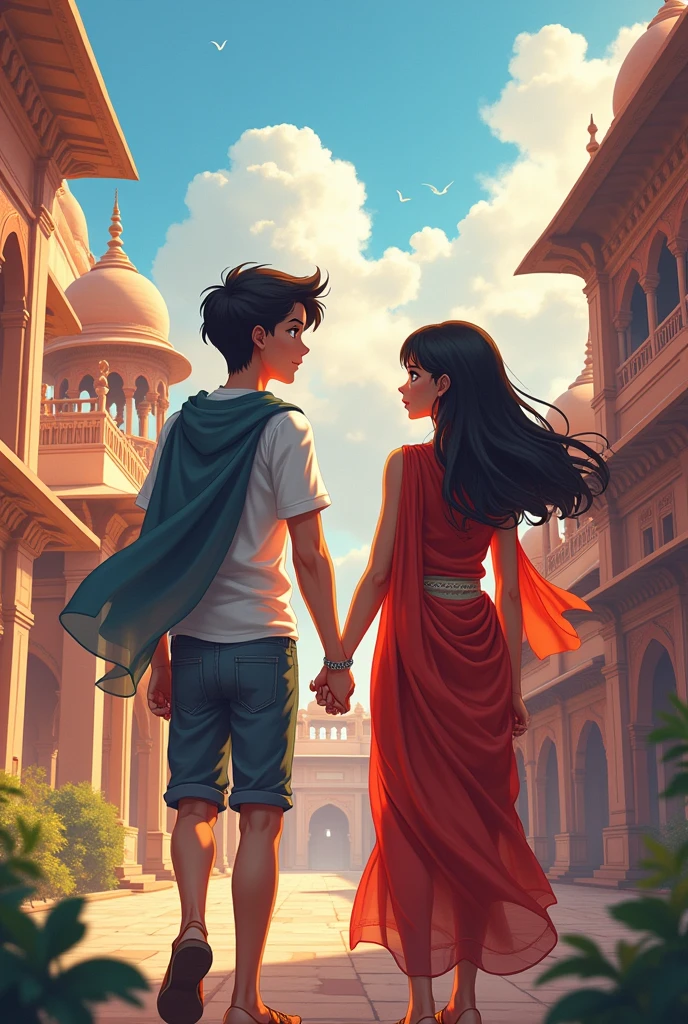 India with Marco and aanya light anime high quality