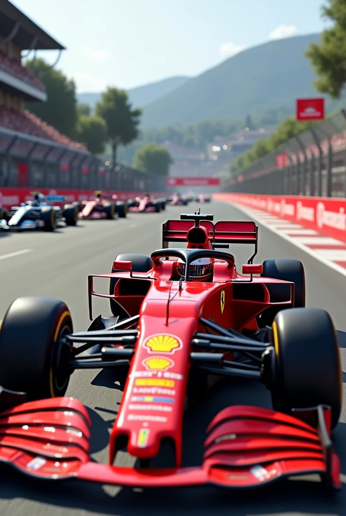 Believe me when I drive in Formula 1, but a current formula 1, something more realistic and with Ferrari and now winning the world championship 