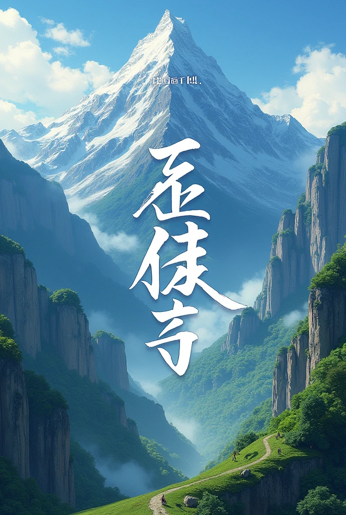 Sachi name Text in mountain 