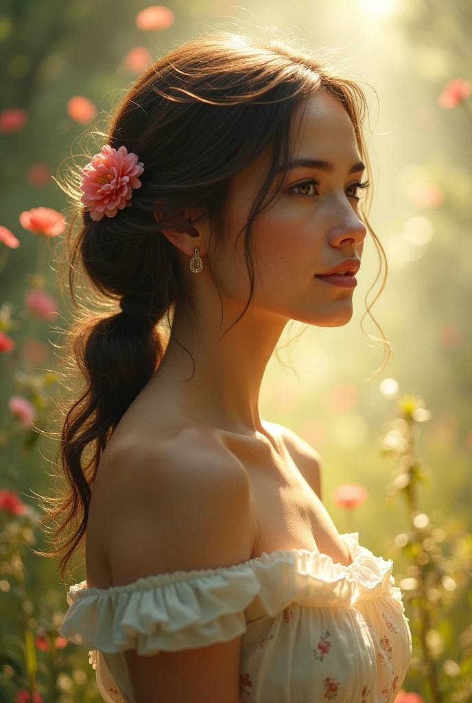 She realized that some of her desires were too powerful to run away from... So she made peace with pleasures and went to be happy...
