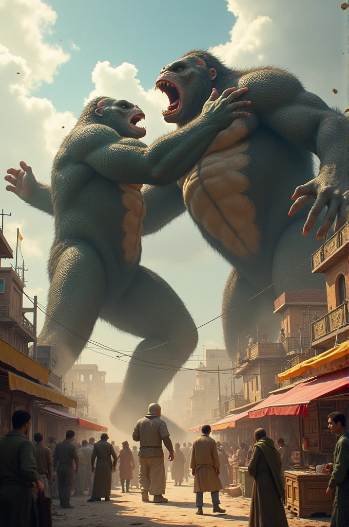 Skar king fight with King Kong in Lahore Pakistan