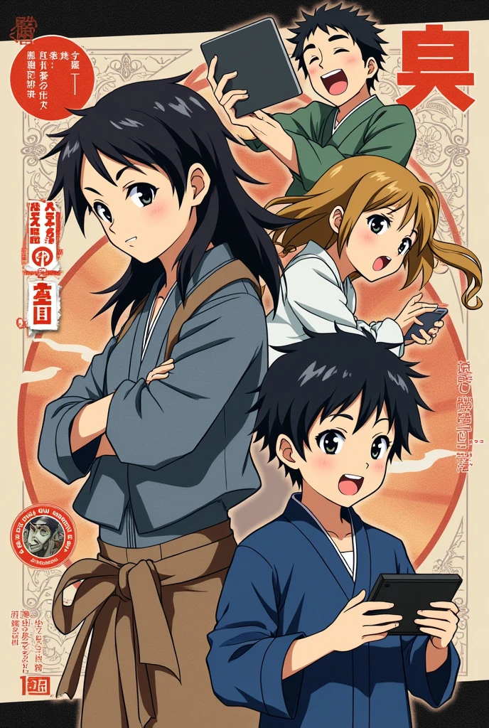 Create a traditional poster which will influence or students to be responsible and competent users of media and information :AUDIENCE JHS & SHS Students THEME Responsible use of media and information in jujutsu kaizen version
