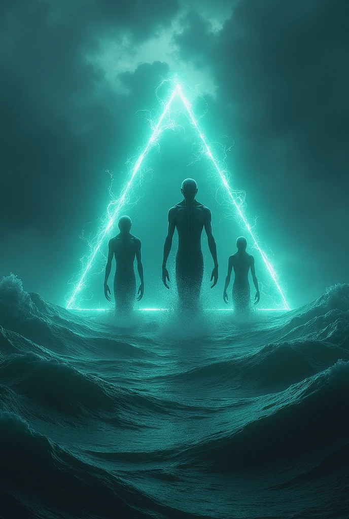 Bermuda triangle in the bottom aliens