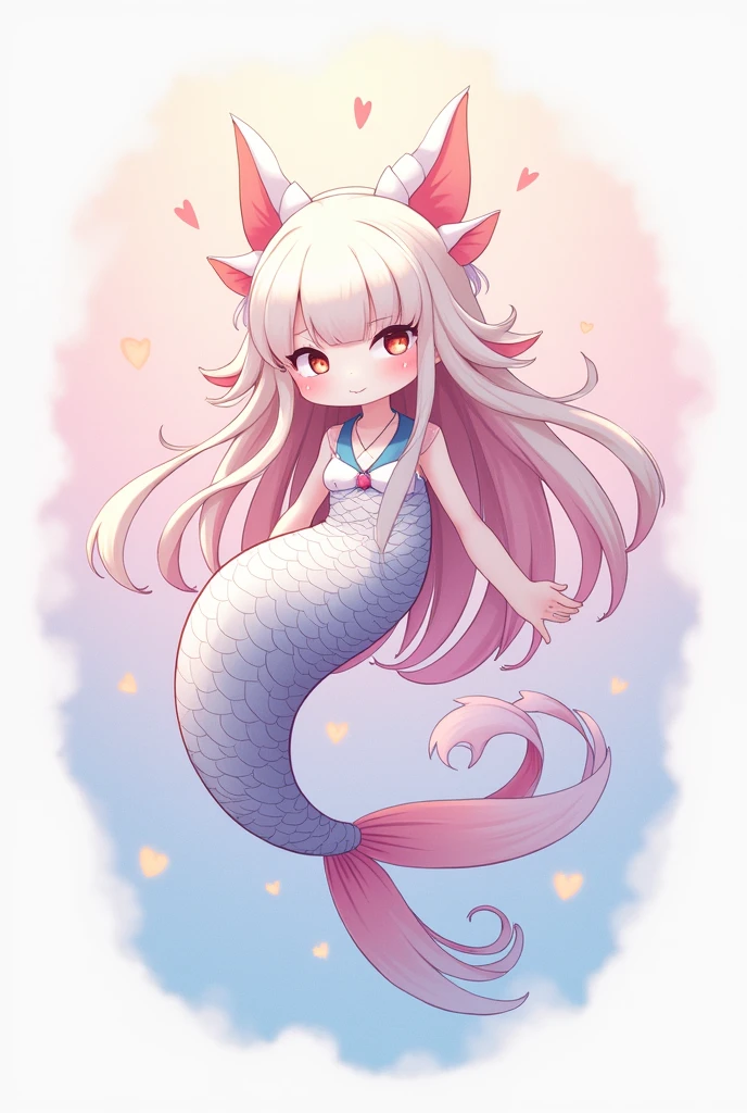 Amabie、2D illustration、pastel、cute