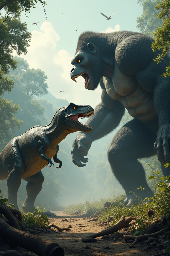 T. rex vs King Kong 