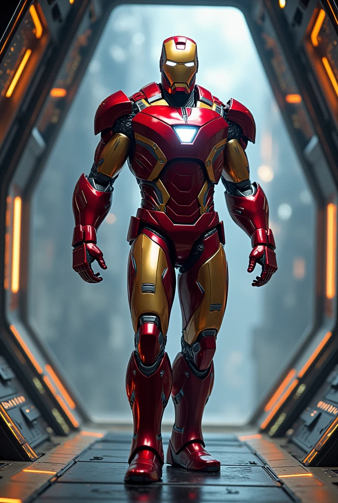 Iron man in ship