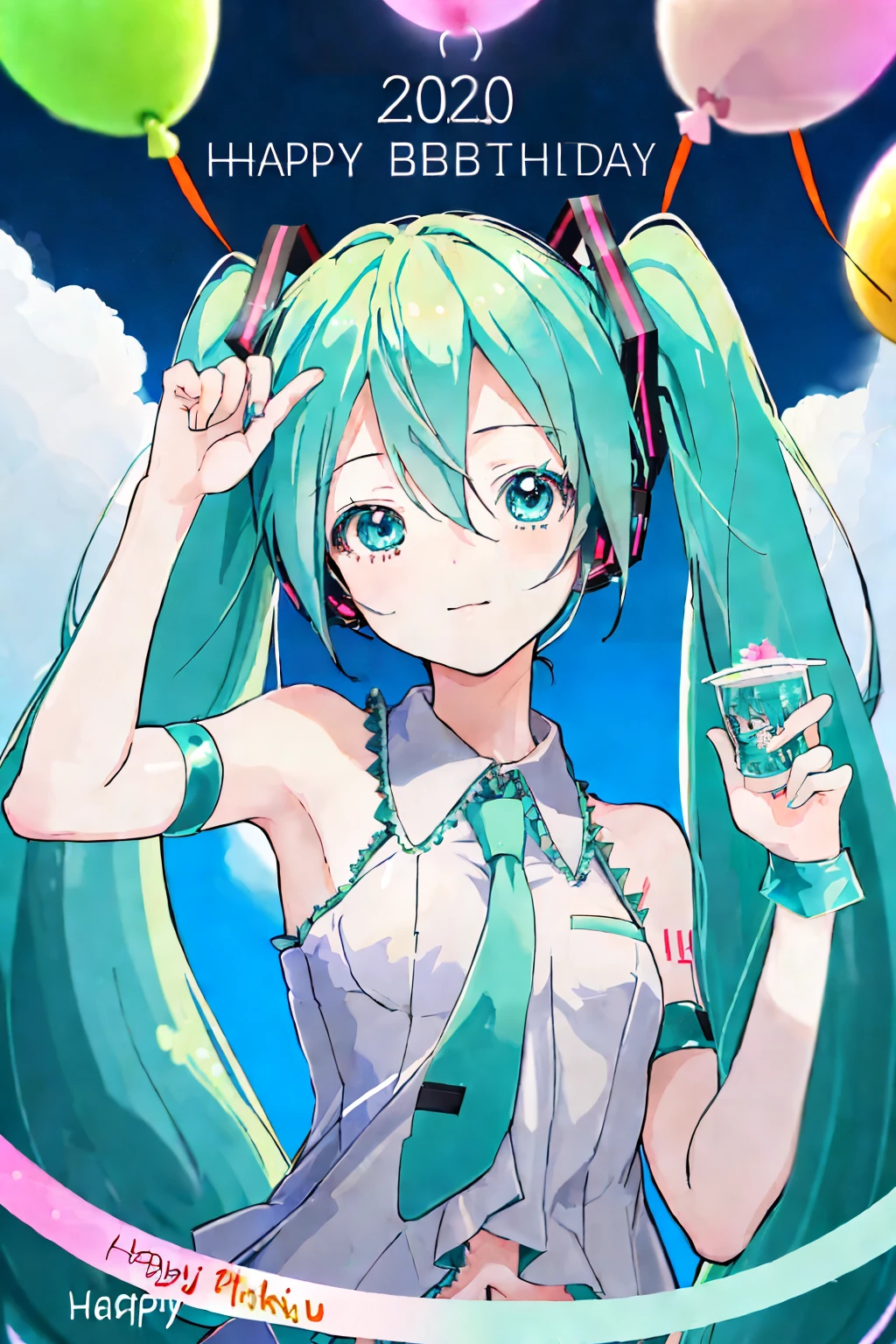 Hatsune Miku ＨＡＴＨＵＮＥ Birthday anime 