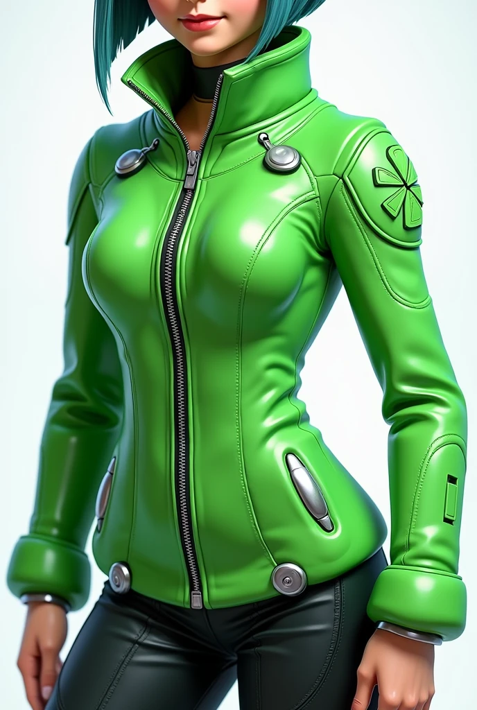 From Wreck It Ralph Vanellope Infinity Girl Jacket Grün Zip