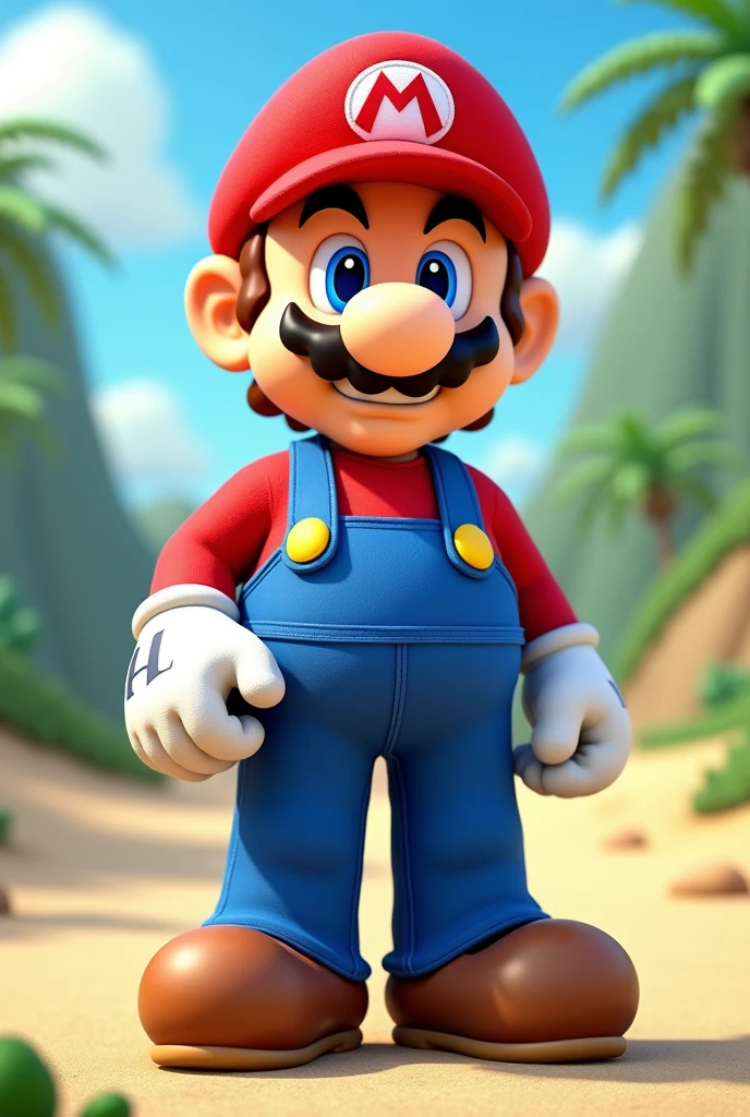 Mario in flip-flops