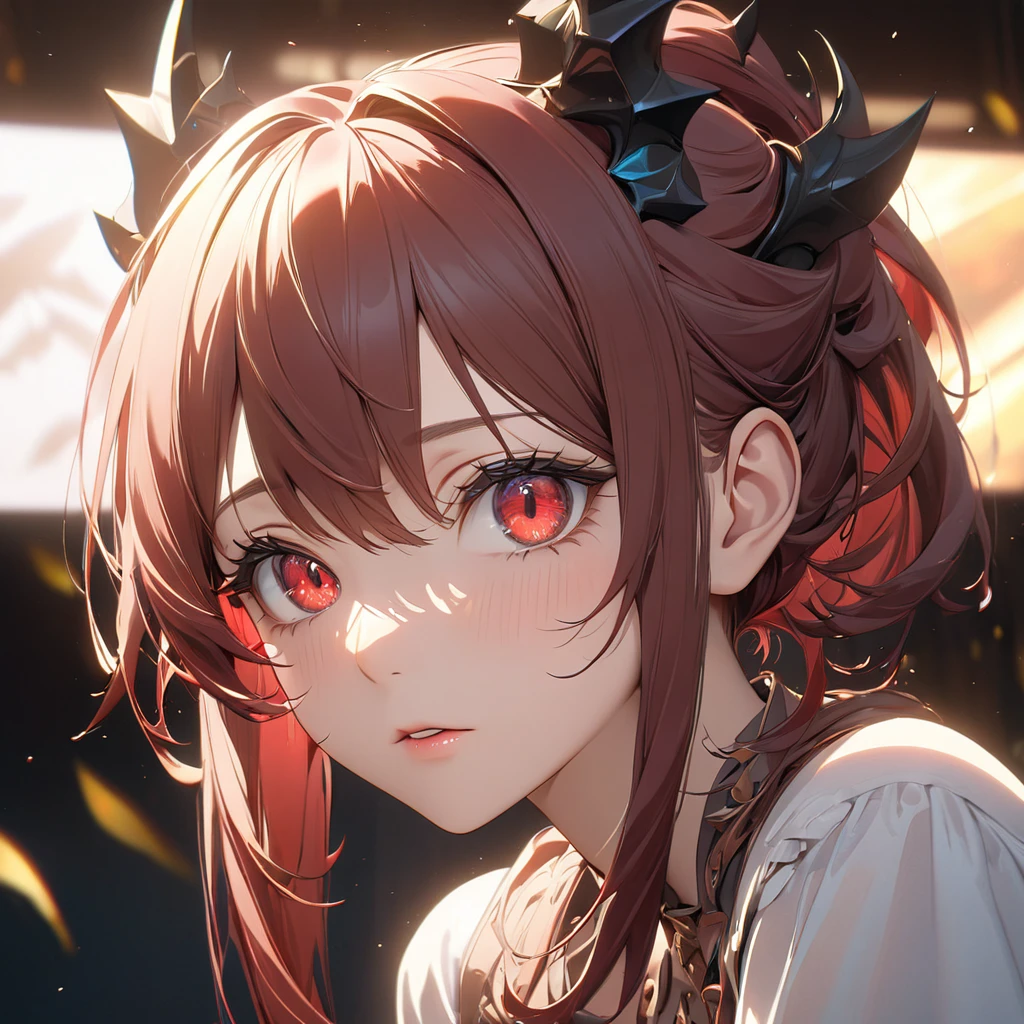 最high quality, wonderful_delicate, wonderful delicate eyes, Super detailed, beautiful, 8k , One girl, Red eyes, evil, Facial Contour,(Absurd, High resolution, Super detailed), masterpiece, The perfect solution, wonderfulディテール, Super Detailed, Cinema Lighting, Ray Tracing, Depth of written boundary, Cinema Lighting, Ray Tracing, 超High resolution, Attention to detail, 最high quality, High resolution, high quality, Awards, Super Detail, masterpiece, 8k, 超High resolution, Attention to detail, 最high quality, High resolution, high quality, Awards, Super Detail, masterpiece, 8k, Digital Art, Anime Coloring