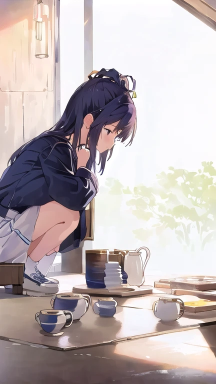 (Ceramics), girl