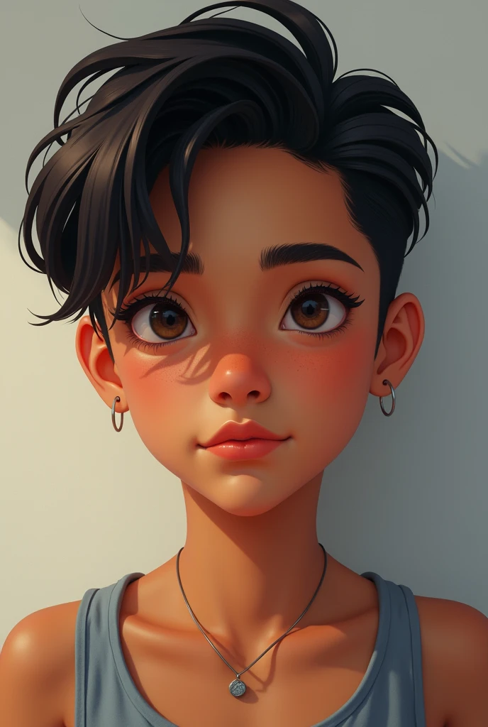 A teen with greek filipino race