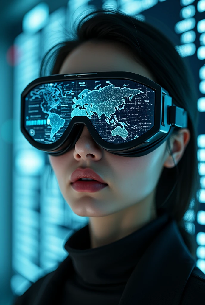 (masterpiece:1.2,Exceptional Quality,mirror-like,cinematic experience),8k,wallpaper,Ray Tracing,(woman),Are standing,(美しいwoman,y),(Wearing futuristic cyber goggles:2.0,Data displayed on the goggles:2.0,Goggle detailed map:2.0),(A face with attention to detail,Detailed skin texture,Beautiful Skin),(Looking into the camera),(front),(Face close-up:2.0),(Server puncture:2.0),(The background is a wall of data:2.0),(Glossy Lips:1.5),Beautiful breautiful valley,Beautiful breasts,be girl,サイバーでsexyなボディスーツ,Highly detailed art gems