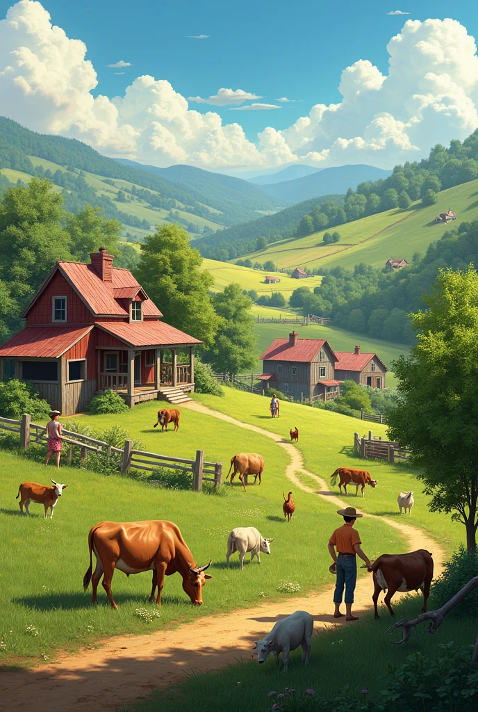 Create an image for a game called Farm Simulator