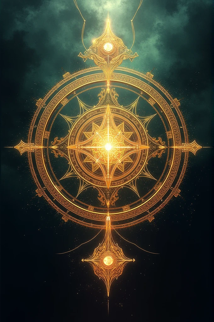 Create a magical sigil for prosperity