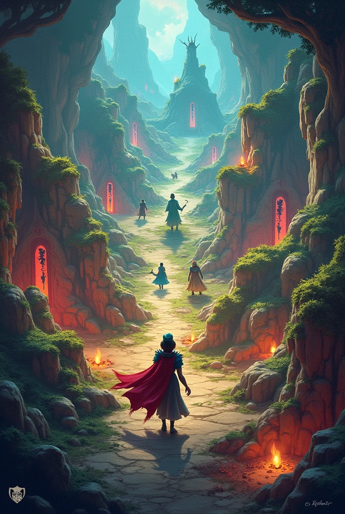 An art of a board game