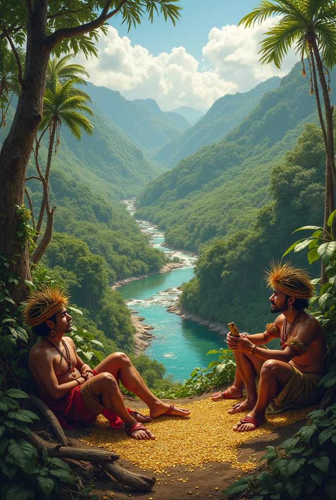 let us native people of papua live freely on our own land and sleep on the abundance of gold and the looters try to steal it