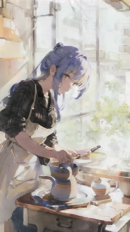 (Ceramics), girl 