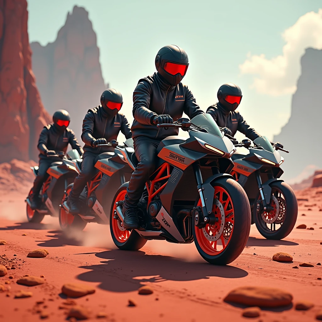 20 boy group ride ktm
super bike on March planet