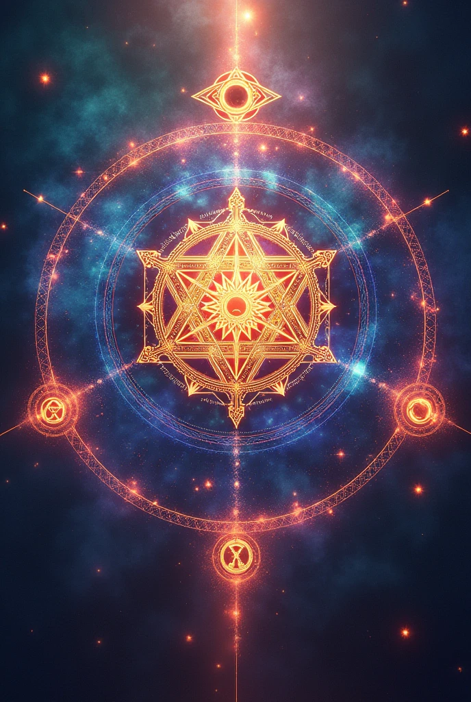 Create a 2d image of a prosperity sigil, Add the alchemical symbols of Jupiter ,Venus and Saturn too