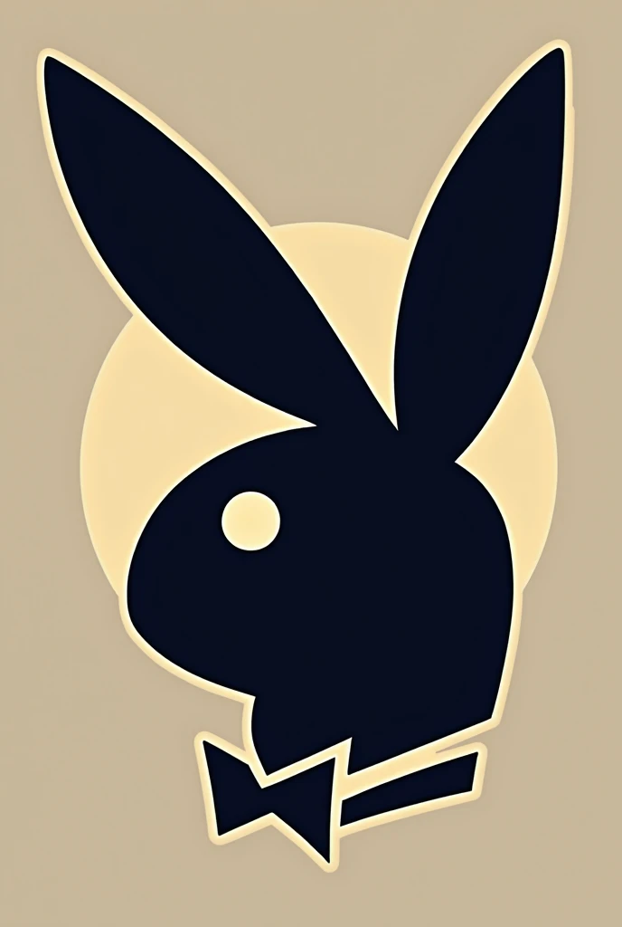 playboy logo with a helmet and make it a group logo like in the manhwa windbreaker make it near the original logo make it wear a bicycle helmet make it cool put the ears inside the helmet make it a playboy logo