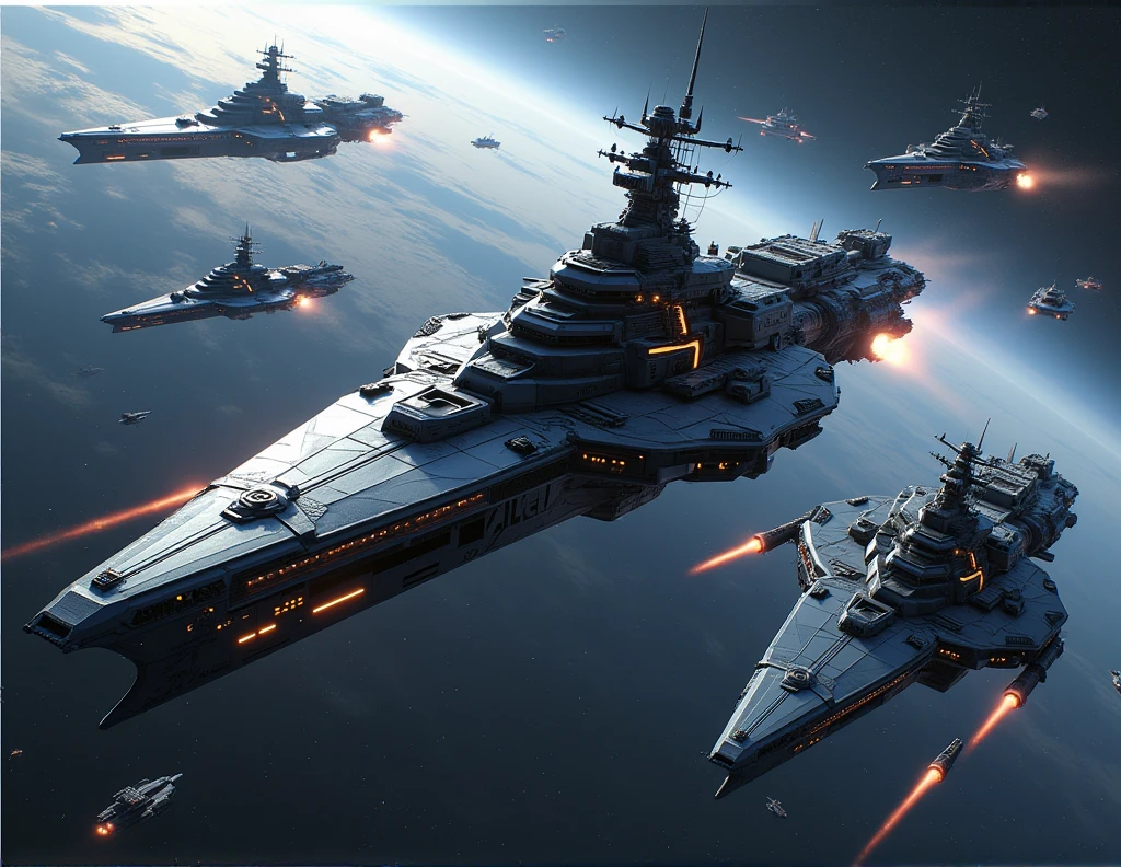 high tech battleships