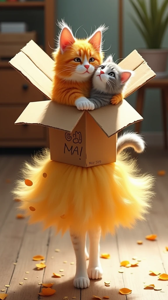cats in box