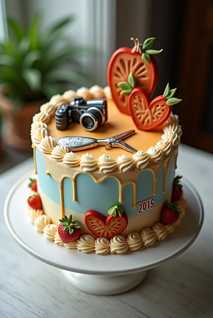 A realistic crafted cake for a husband