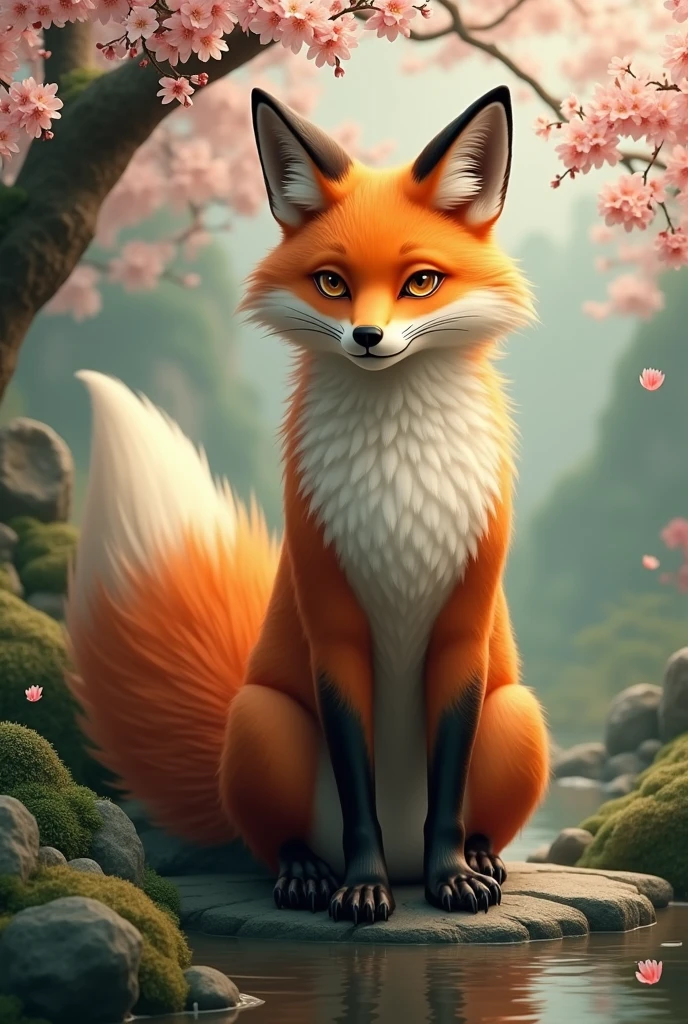 Realistic style kitsune