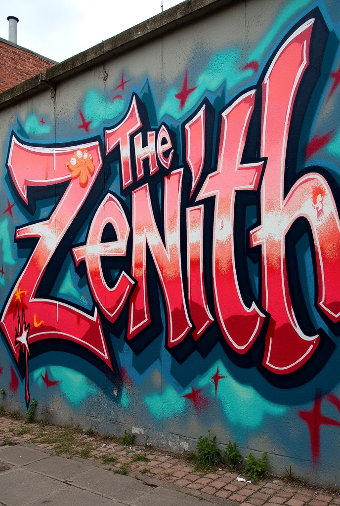 Um grafite com o nome THEZENITH  