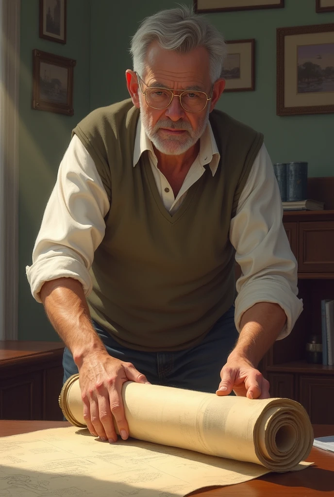 A man&#39;s roll