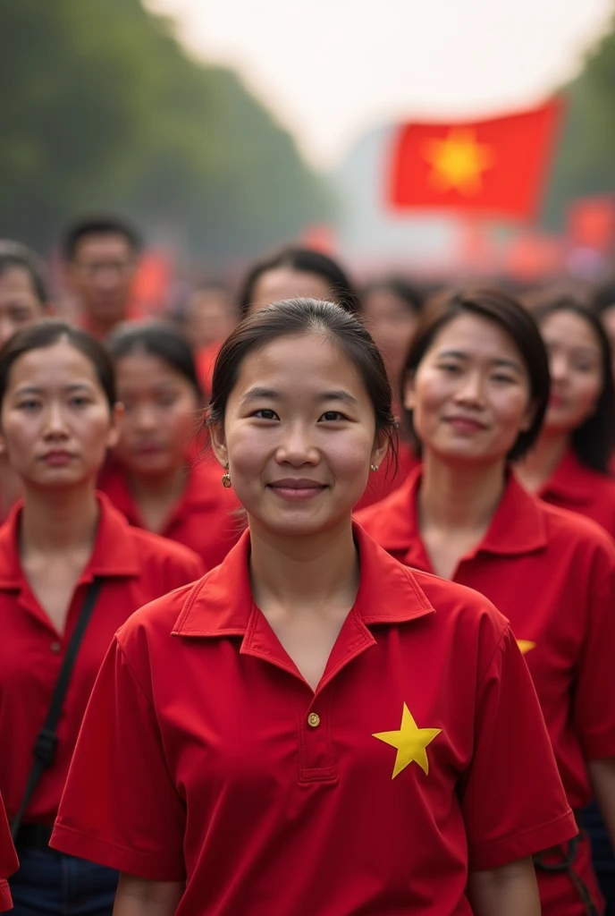 Take some commemorative photos to celebrate the National Day of the Socialist Republic of Vietnam.
