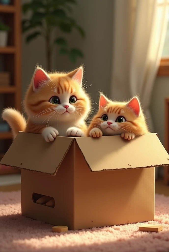 cats in box