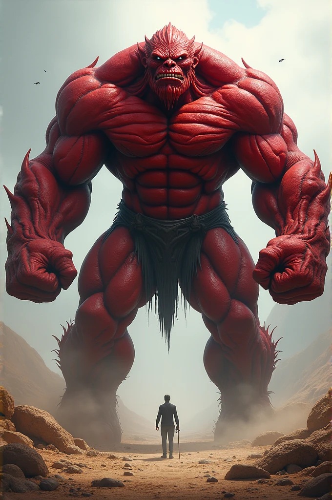 4 arms giant red hulk