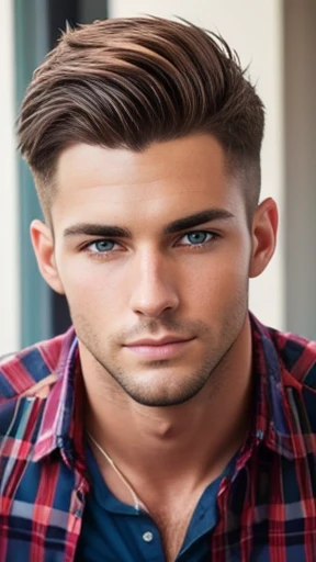  A handsome young Adelberg man focus on the face 