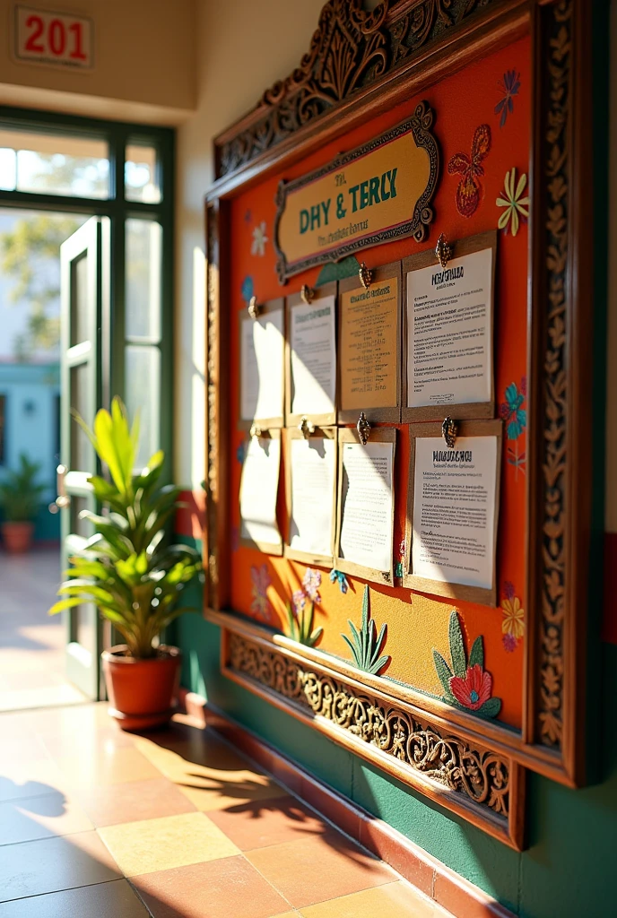 Filipino style bulletin board for school
