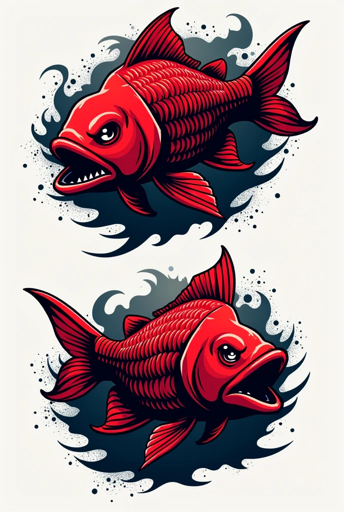 Football logos called red piranhas 
