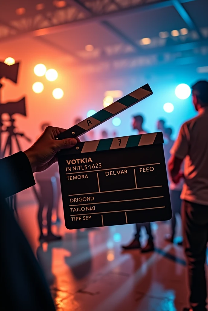 movie theme  , clapperboard 
