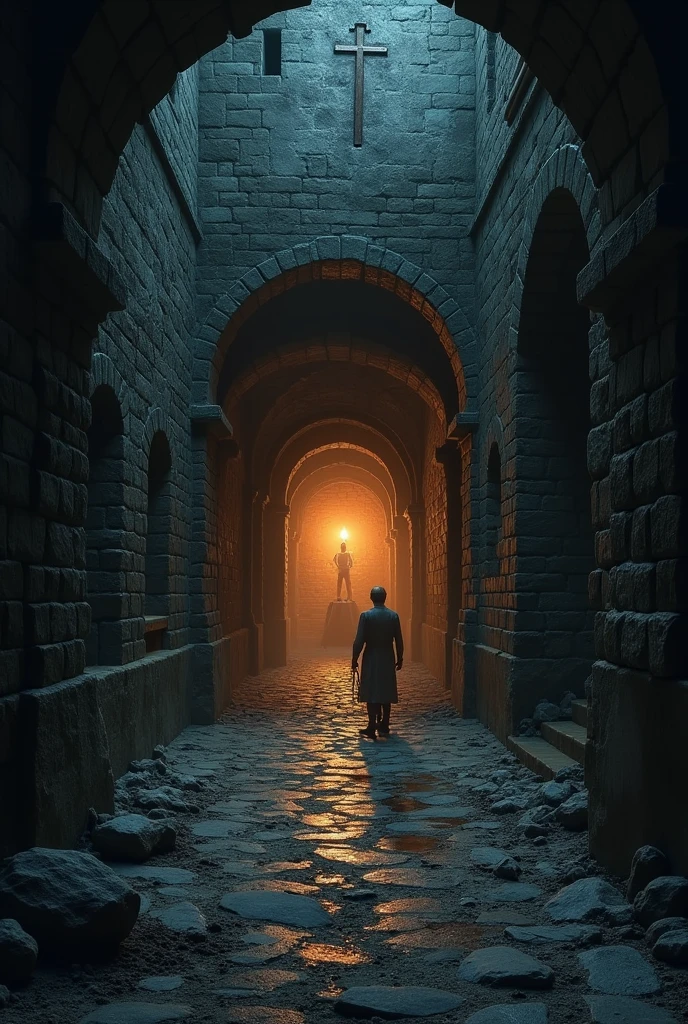 medieval secret passage and trap for enemies