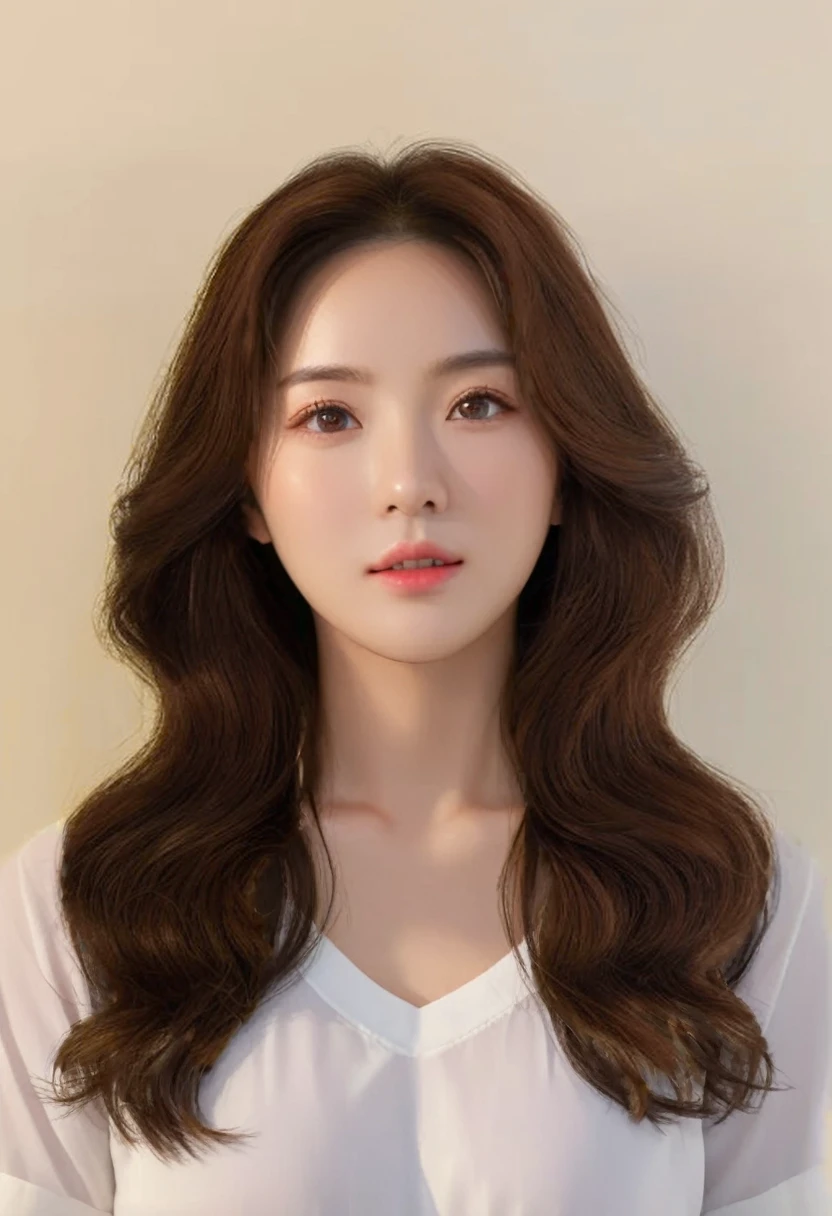 Best Quality, 8k, Masterpiece, (Portrait: 1.3), (photo realistic:1.4), (hyper realistic:1.4), Sharp Focus, looking at viewer, (smoother lighting:1.1), (increase cinematic lighting quality:0.9), realistic lighting, backlighting, light on face, ray trace, (brightening light:1.2), (Increase quality:1.4), sharp detail, (best quality real texture skin:1.4), finely detailed eyes, black_eyes, finely detailed face,2 Korean woman