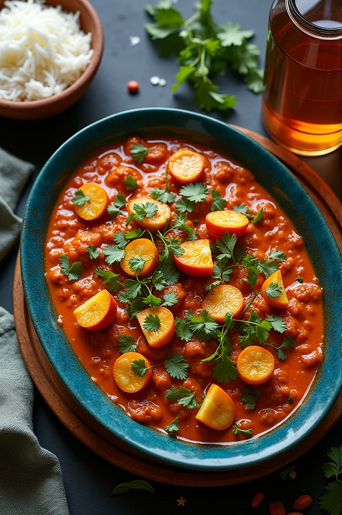 There should be an Indian food magazine in which Indian food is praised.