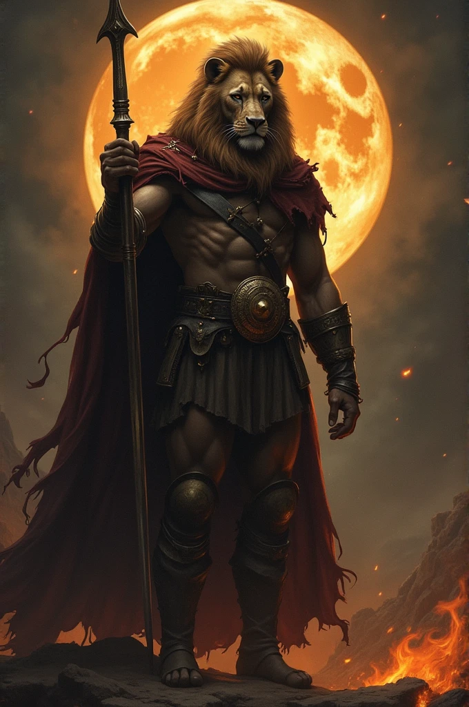 a lion man in the elden ring