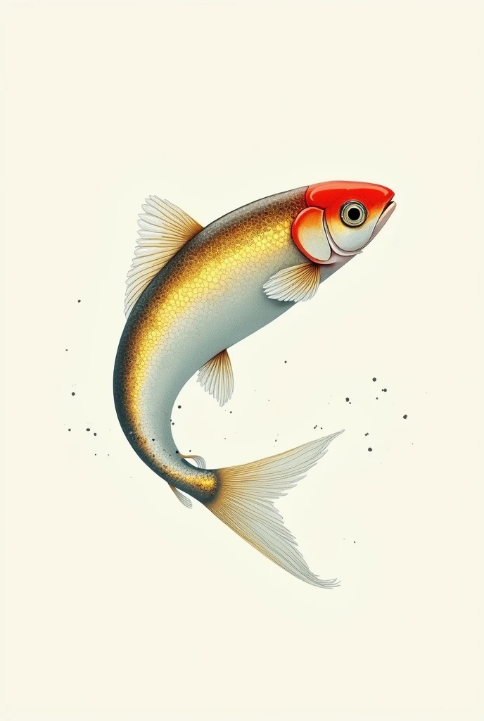 ![image](file-service://file-Ut8YhpHyD26ZGiRQdlVnTcSp)

Here is the new Medaka T-shirt design。A small killifish swimming gracefully.、The design makes use of the delicate and beautiful features of the medaka fish.。If this design、The smallness and cuteness of the medaka are emphasized.。

Please generate the above image